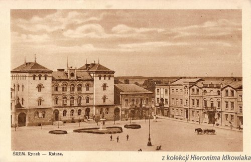 Śrem na starej widokówce