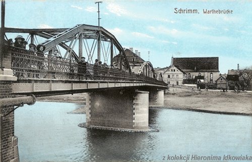 Śrem na starej widokówce