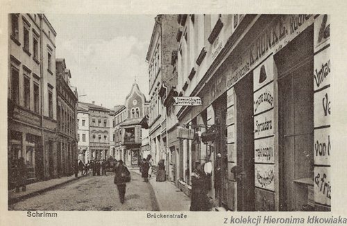 Śrem na starej widokówce