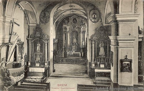 Śrem na starej widokówce