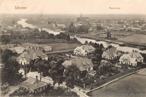 Śrem na starej widokówce