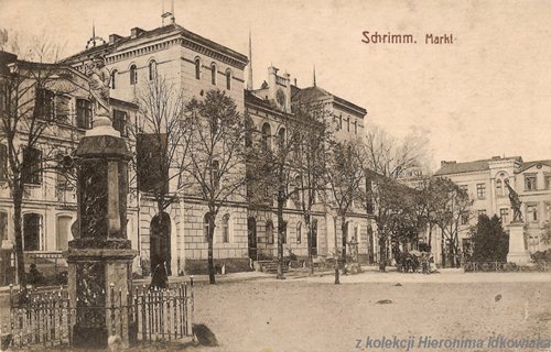 Śrem na starej widokówce